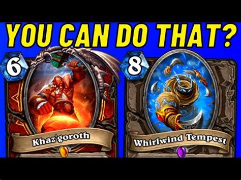 mega windfury hearthstone|Khaz'goroth Mega Windfury OTK! .